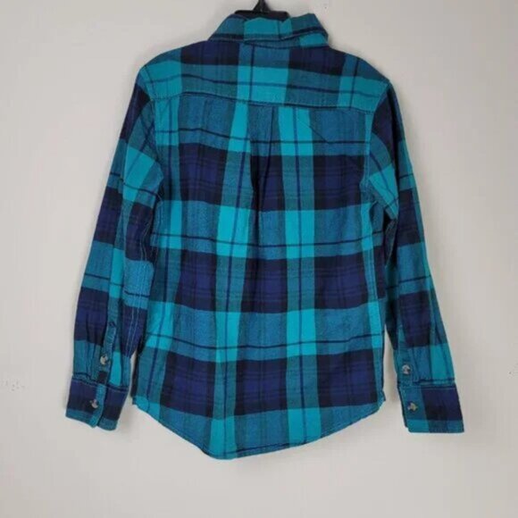 Boys Size 7 Bundle Tommy Bahama Plaid Button Down & Crown Ivy Rugby Polo - Picture 4 of 16